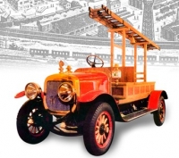ugunsdzēsības automašīnas RUSO Balt modelītis