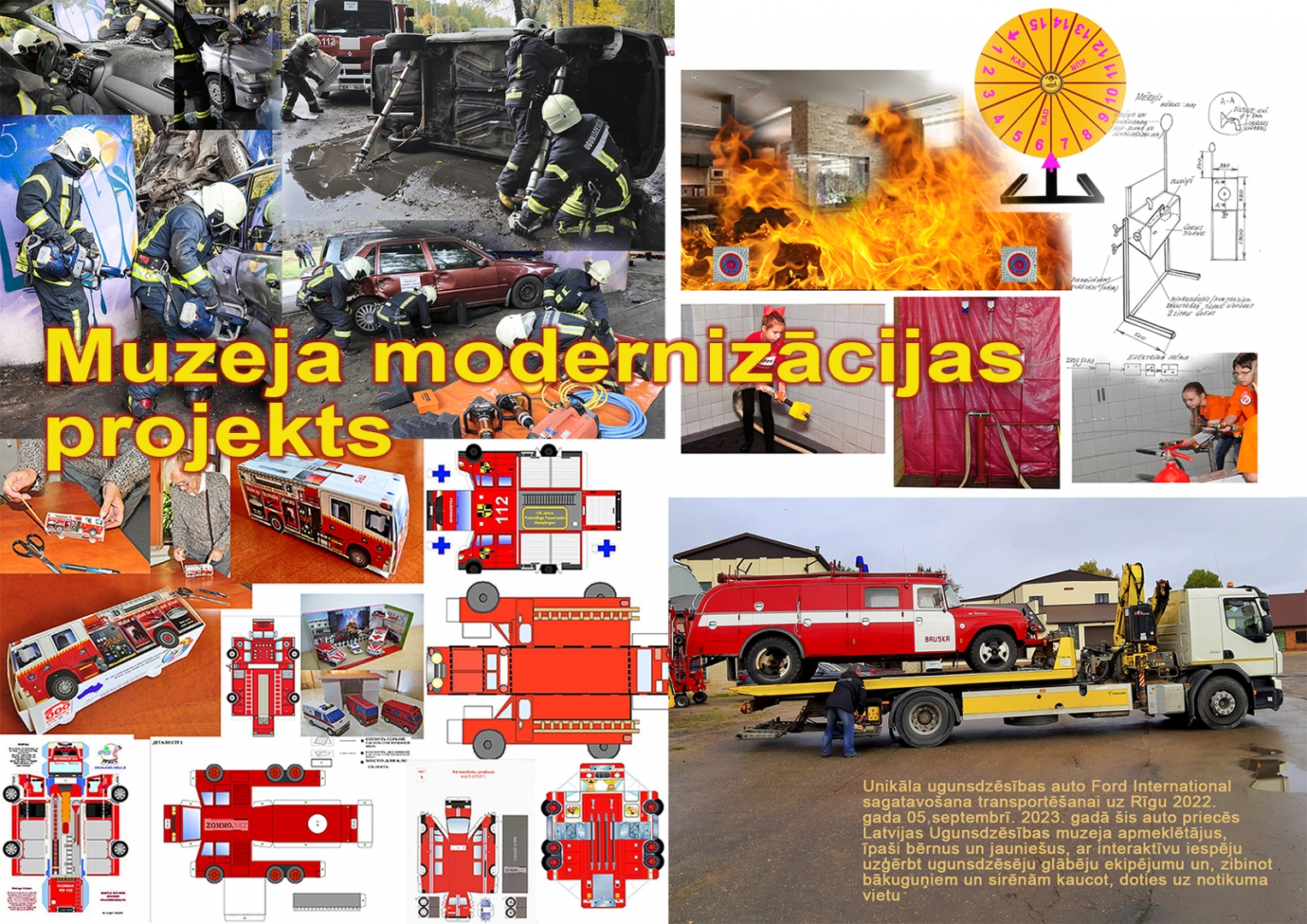 Fotokolāža muzeja modernizācijas projekts