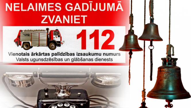 Nelaimes gadījumā zvaniet 112
