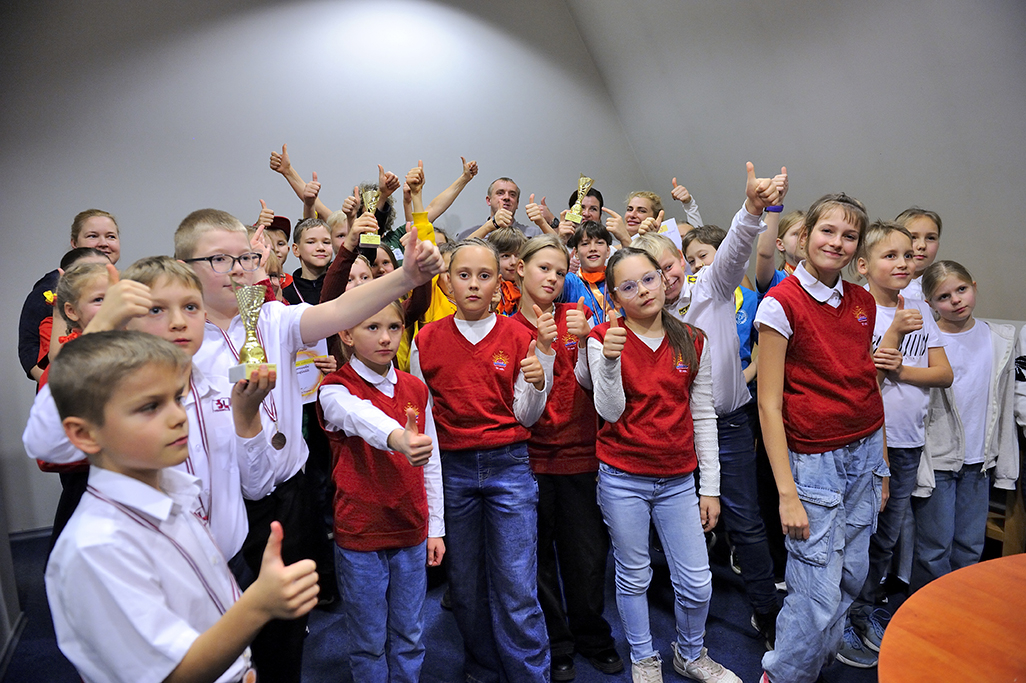 Konkursa dalībnieki pasākuma noslēgumā