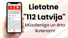 Mobilā telefona attēls un teksts Lietotne !!2Latvija Mūsdienīga un ērta ikvienam!