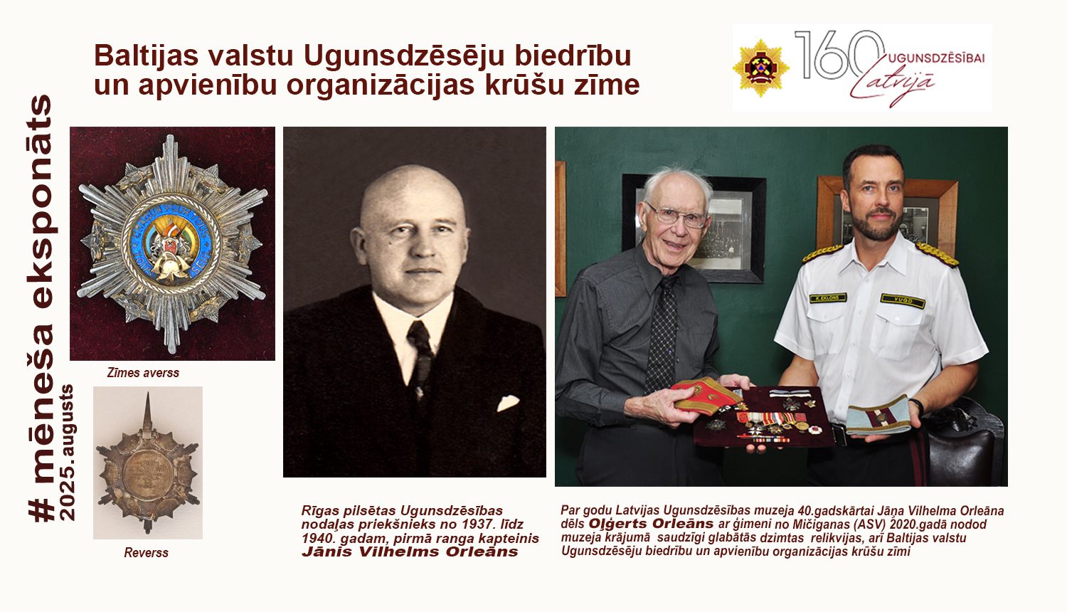 Attēlā Orleana portrets , divi apbalvojumi